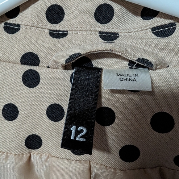 H&M | Cream Cropped Polkadot Blazer - Picture 2 of 5